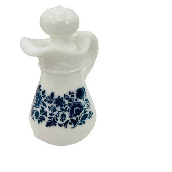 Vintage Avon Delft Blue Floral Pitcher, Bowl & Cup Skin So Soft with Boxes - Picture 4 of 16